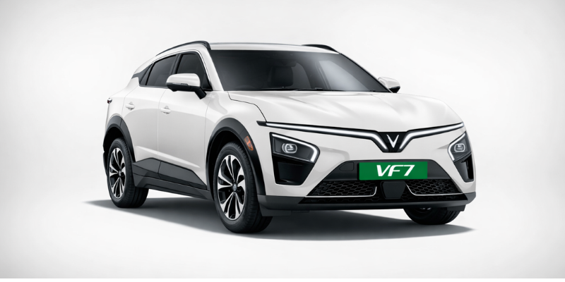 VinFast VF 7 electric SUV in Delhi at YOUWE & CARS