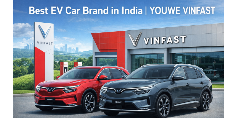 Best EV car brand in India showcasing modern electric SUVs with advanced design and technology
